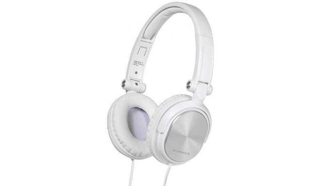 Vivanco headphones DJ30, white (36521)