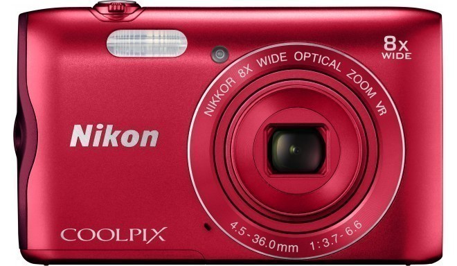 Nikon Coolpix A300, red