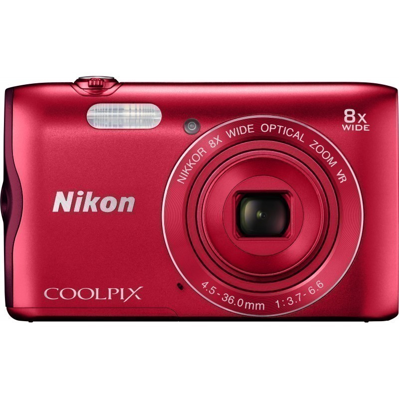 Nikon Coolpix A300, красный