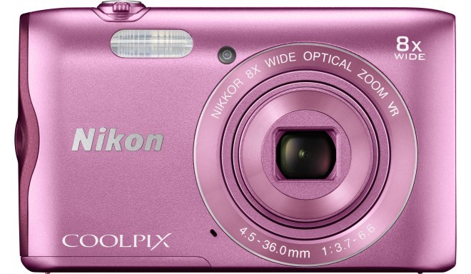 Nikon Coolpix A300, розовый