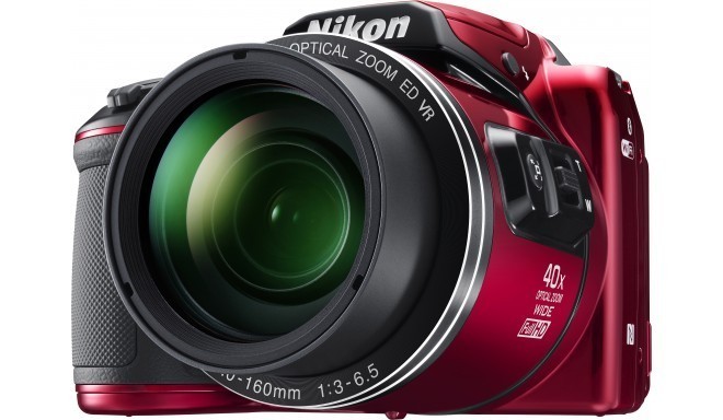 Nikon Coolpix B500, sarkans