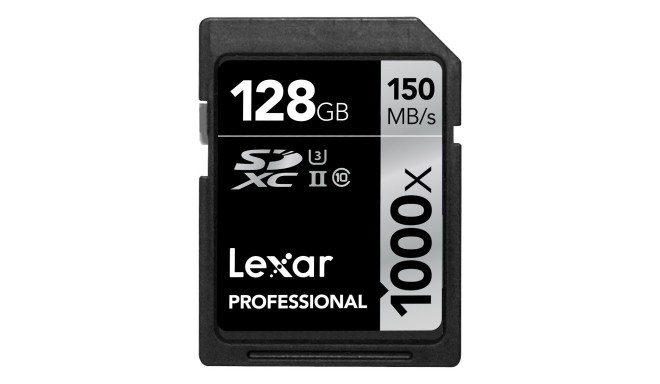 Lexar atmiņas karte SDXC 128GB Professional 1000x 150MB/s