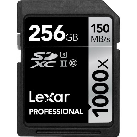 Lexar mälukaart SDXC 256GB Professional 1000x 150MB/s