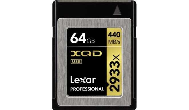 Lexar mälukaart XQD 2.0 64GB Professional 2933x 440MB/s