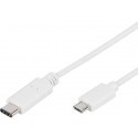 Vivanco cable USB-C - microUSB 2.0 1m (45289)