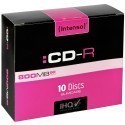 1x10 Intenso CD-R 90 / 800MB multispeed, Slimcase