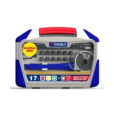 Tööriistakomplekt mobiiltelefoni ja tahvelarvuti remondiks 17 osa