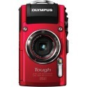 Olympus Stylus Tough TG-4, red + macro ring light LG-1