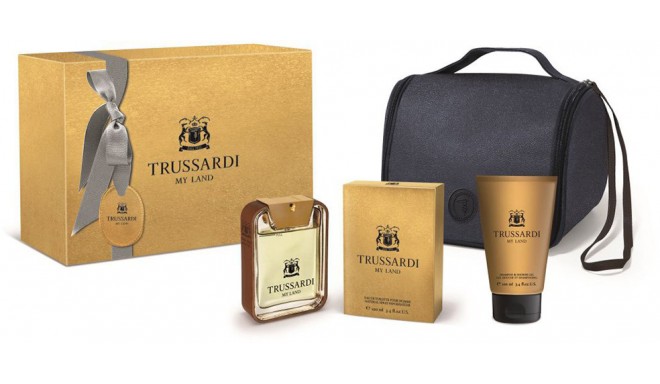Trussardi My Land Pour Homme Eau de Toilette 100ml komplekt