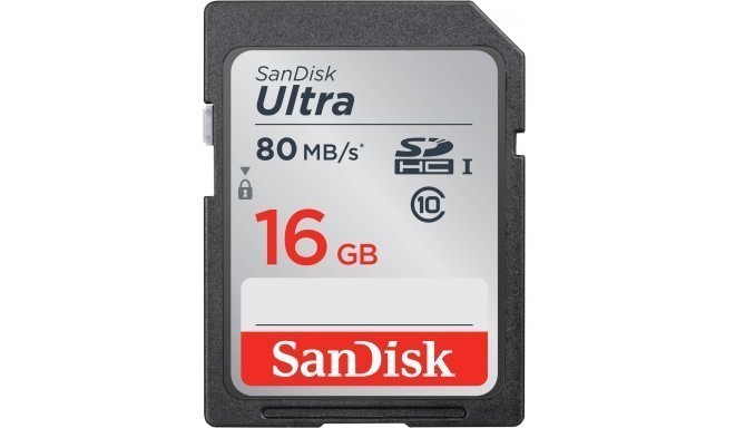 Sandisk atmiņas karte SDHC 16GB Ultra UHS-I Class 10