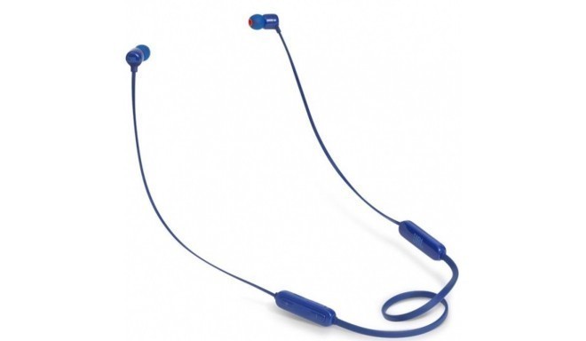 JBL juhtmevabad kõrvaklapid + mikrofon T110BT, sinine