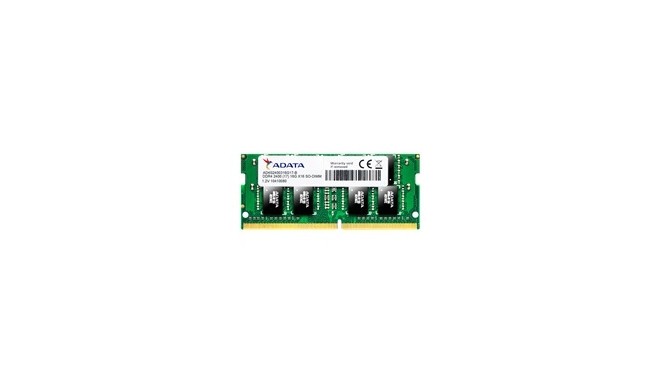 ADATA 8GB DDR4 2400 CL17 SO-DIMM 1024x8