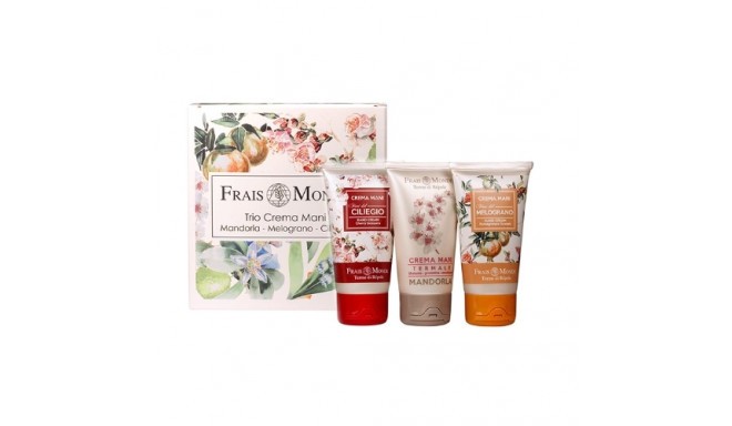 Frais Monde Trio Hand Cream Kit (150ml) (Hand Cream Cherry Blossoms 50 ml + Hand Cream Pomegranate F