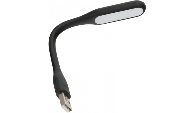 Omega USB LED lampa OULB, melna