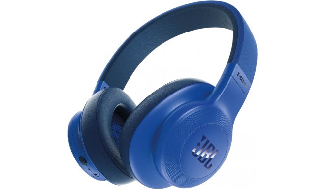 JBL juhtmevabad kõrvaklapid + mikrofon E55BT, sinine