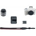 Canon EOS M50 + EF-M 15-45mm IS STM, white