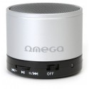 Omega Bluetooth kõlar V3.0 Alu 3in1 OG47S, hõbedane (42647)