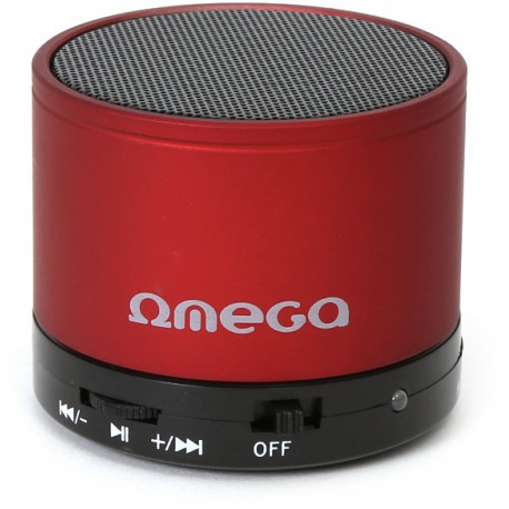 Omega Bluetooth speaker V3.0 Alu 3in1 OG47R, red (42646)