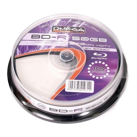 Omega Freestyle BD-R Printable 50GB 6x 10pcs spindle