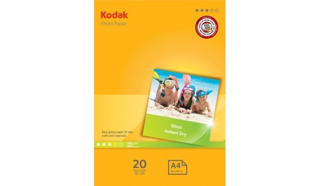 Kodak photo paper A4 glossy 180g 20 sheets