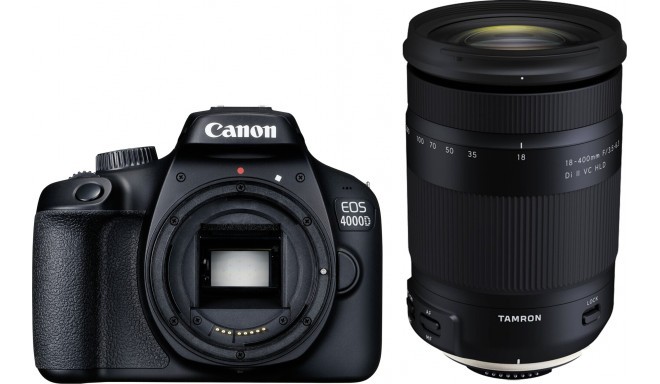 Canon EOS 4000D + Tamron 18-400 мм VC
