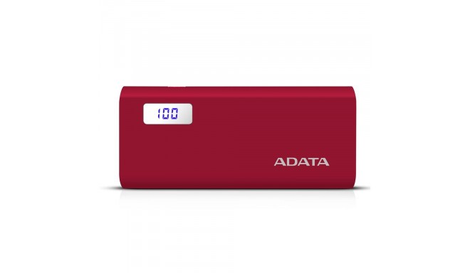 Adata power bank P12500D 12500mAh, red