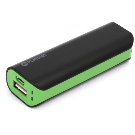 Platinet akupank 2200mAh PMPB22BG, must/roheline