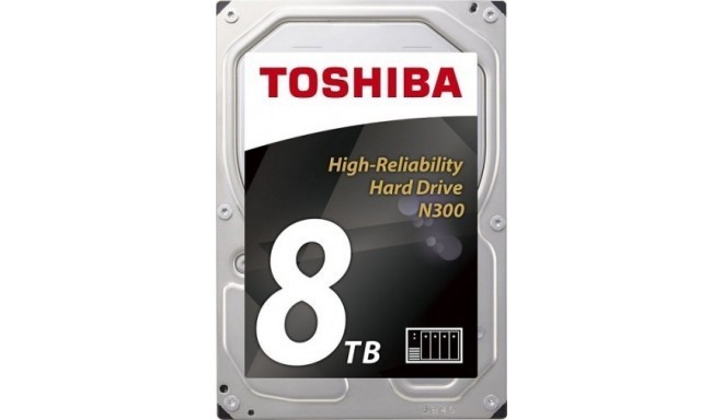 Toshiba kõvaketas N300 HIGH-RELIABILITY 8TB