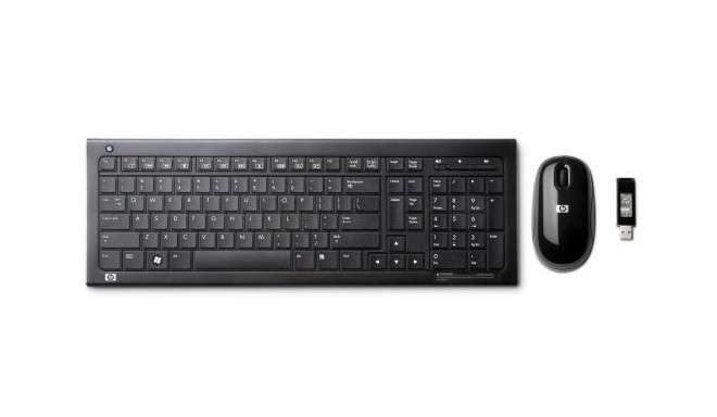 HP Wireless Business Slim Keyboard SK-2064 +Mouse set (US/INT) -wireless-2.4 GHz