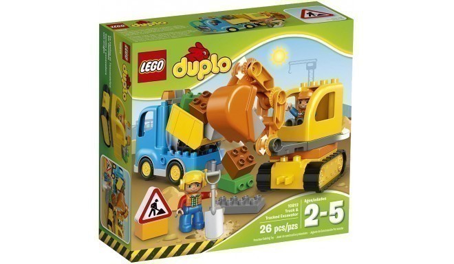 Lego Duplo mänguklotsid Veok ja ekskavaator 26tk (10812)