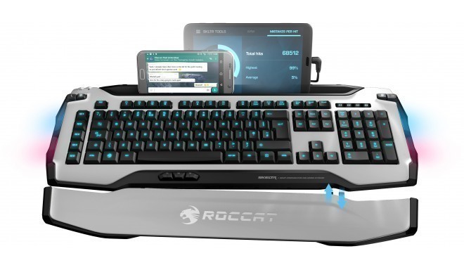 Roccat клавиатура Skeltr US, белый (ROC-12-231-BK)