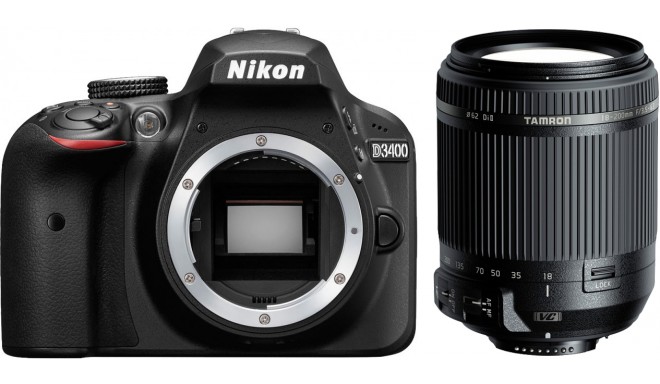 Nikon D3400 + Tamron 18-200mm VC, must