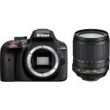 Nikon D3400 + 18-105mm AF-S VR Kit, black