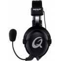 QPad kõrvaklapid + mikrofon QH-85, must