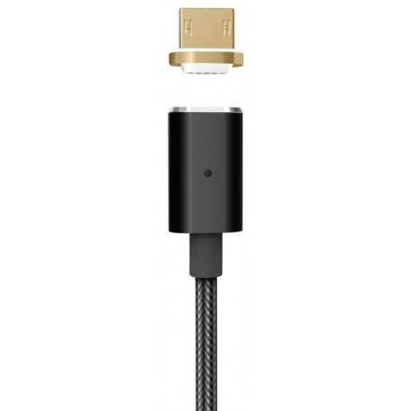 Platinet kaabel microUSB 1m magnetiga (43470)