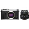 Fujifilm X-E3 + 23 мм f/2.0 Kit, серебряный