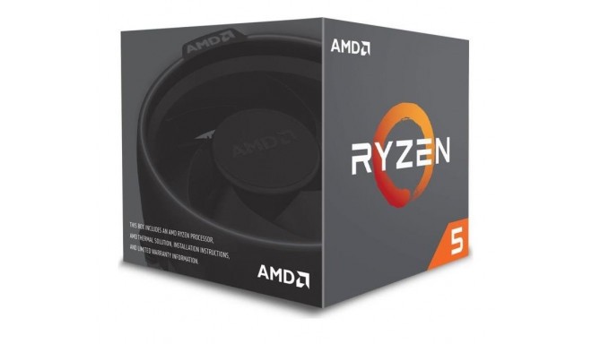 CPU|AMD|Ryzen 5|2600|Pinnacle Ridge|3400 MHz|Cores 6|16MB|Socket SAM4|65 Watts|BOX|YD2600BBAFBOX