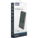 Platinet портативный аккумулятор 10000mAh Fabric Braided LiPo 2.1A, тёмно серый (44385)