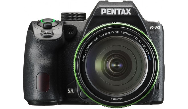 Pentax K-70 + DA 18-135mm WR Kit, black