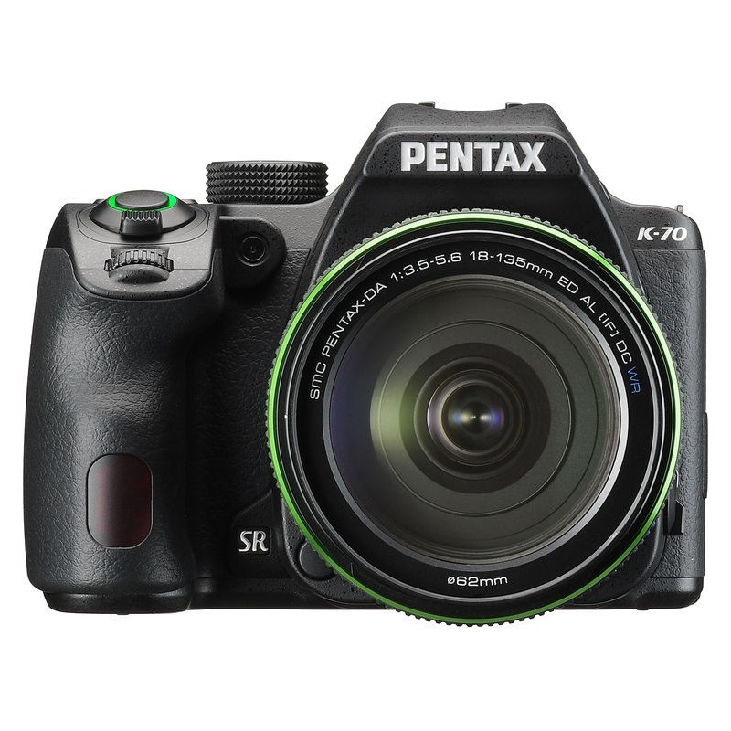 Pentax K-70 + DA 18-135мм WR Kit, черный