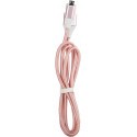Omega cable microUSB 1m braided, pink (44260)
