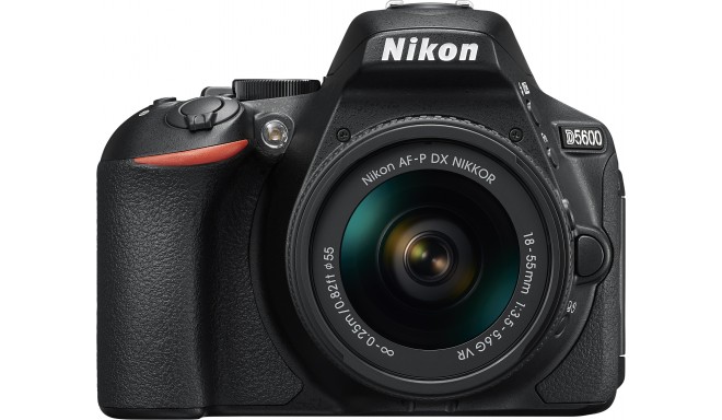 Nikon D5600 + 18-55мм AF-P VR Kit, черный