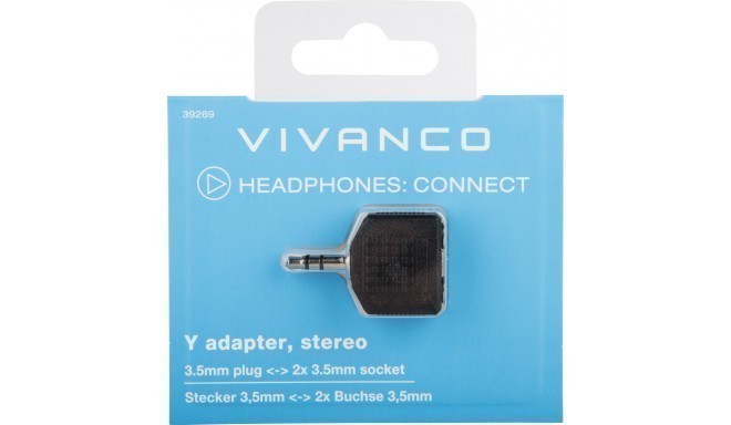 Vivanco adapter 3,5mm - 2x3,5mm (39269)
