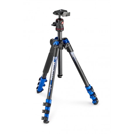 Manfrotto statiiv Befree Color MKBFRA4BL-BH, sinine
