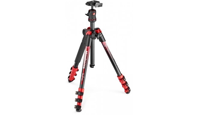Manfrotto tripod Befree Color MKBFRA4RD-BH, red