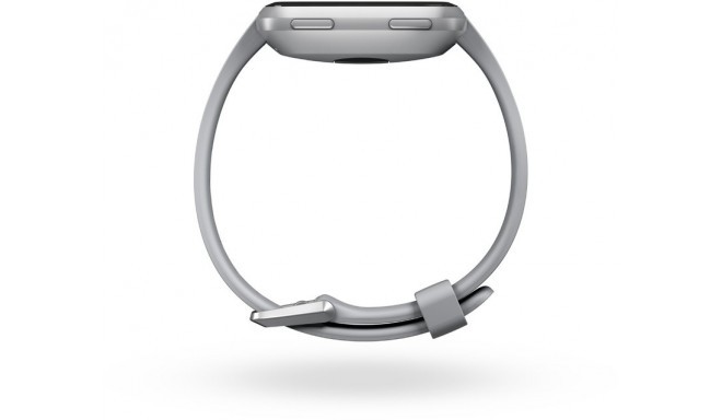 fitbit versa silver grey