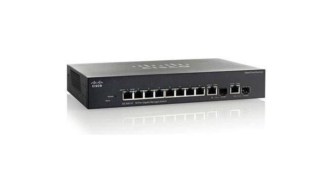 Cisco SG350-10 10-port Gigabit Managed Switch