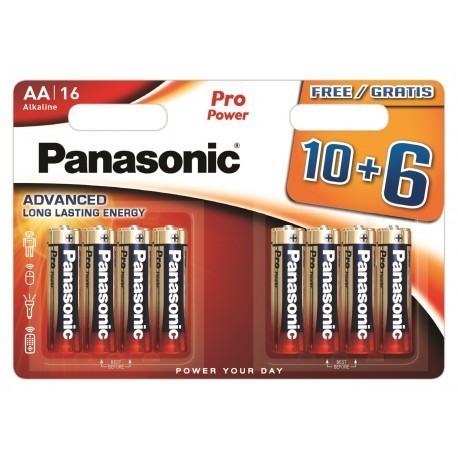 Panasonic Pro Power battery LR6PPG/16B 10+6pcs