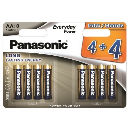 Panasonic Everyday Power patarei LR6EPS/8BW (4+4)