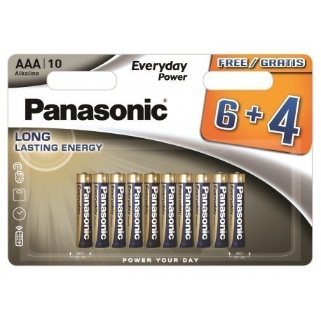 Panasonic Everyday Power батарейки LR03EPS/10BW (6+4)
